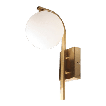 230v 40W G9 Curved Wall Light