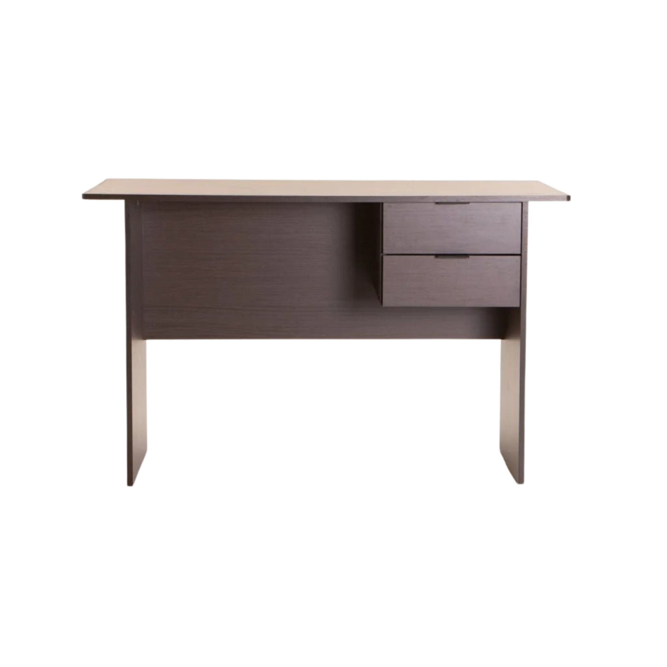 120cm Two Drawer Home Office Desk - Wenge