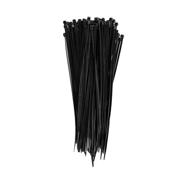 UNITED ELECTRICAL Cable Tie Black 400mm X 7.6mm ( Pack of 100 )
