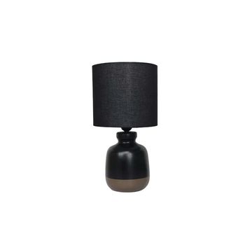 Vividitto -Zane Two Tone Black - Grey Fabric Shade