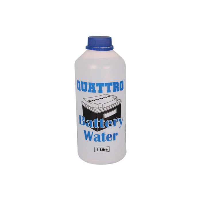 Quattro Additive Battery Distilled Water - Automotive - 1L - Bulk Pack of 8