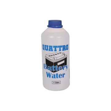 Quattro Additive Battery Distilled Water - Automotive - 1L - Bulk Pack of 8