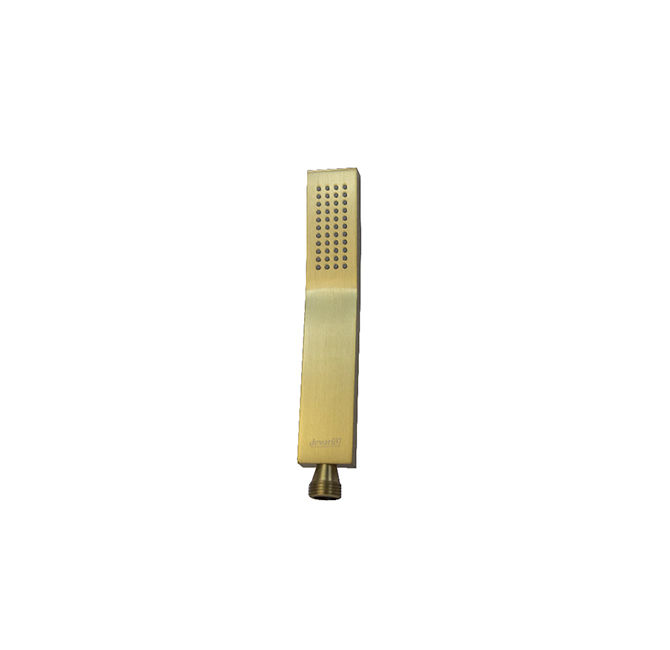 Devario Premio Shower Handle Square Curved Brass - Brushed Gold