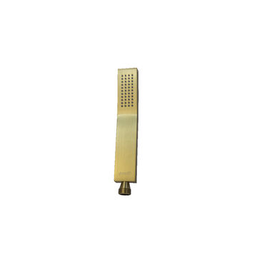Devario Premio Shower Handle Square Curved Brass - Brushed Gold