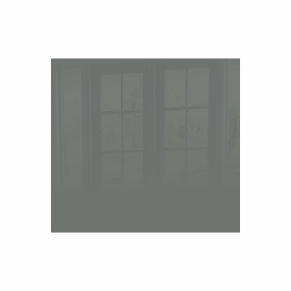 Decorative Glass Wall Tile (598 X 650 X 6mm) Mouse Grey