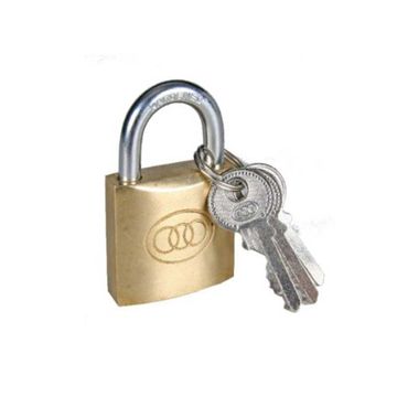 TRICIRCLE Padlock Brass