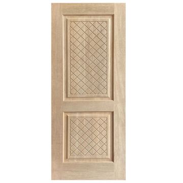 MERANTI DOOR WITH CARVE DESIGN