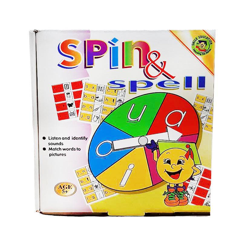 SMILE EDUCATION TOYS Spin & Spell English Age 5