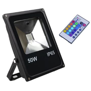 230VAC 20W Floodlight Red/Green/Blue+W C/W Remote
