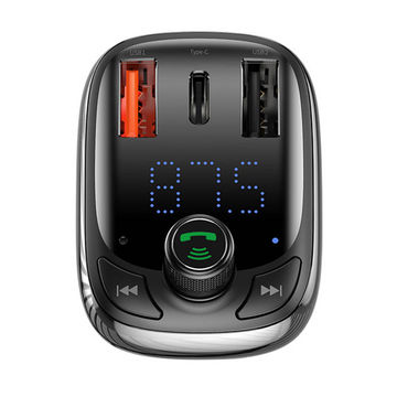 Baseus T Typed S-13 PPS MP3 Car Charger FM Transmitter