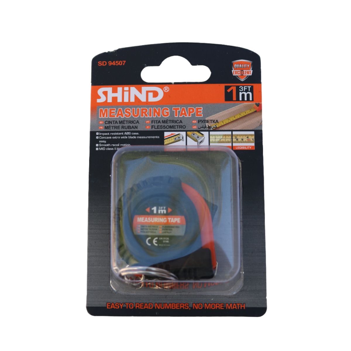 Shind 1m Portable Mini Measuring Tape