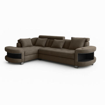 Maggie L Shape Corner Sofa-SD Light Brown