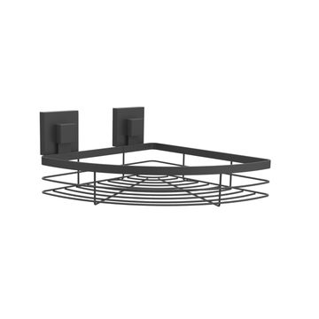 Fusion-Loc - Suction - Corner Shower Shelf - Black