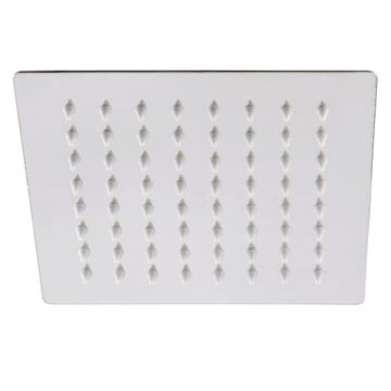 SHOWER HEAD SQUARE - 25CM (CHROME SILVER)