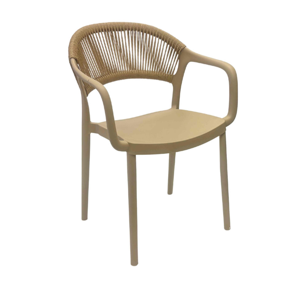 Oslo Rope Chair - Beige - Finery
