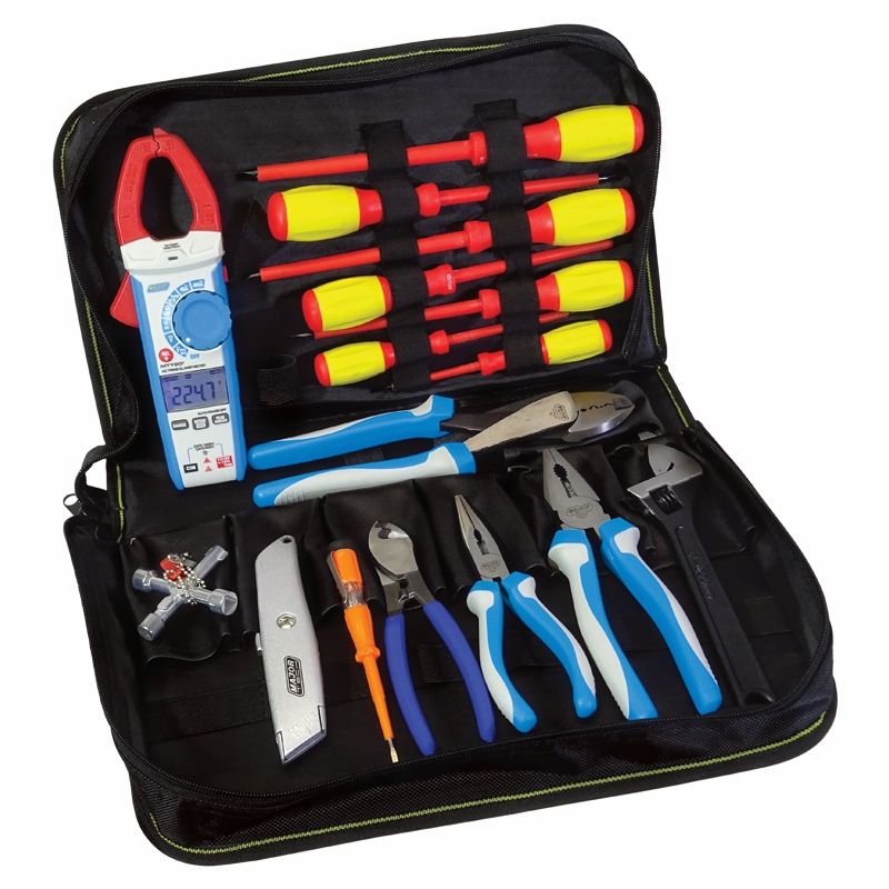 Toolkit with Digital Clamp Meter (TKE1210) - Major Tech