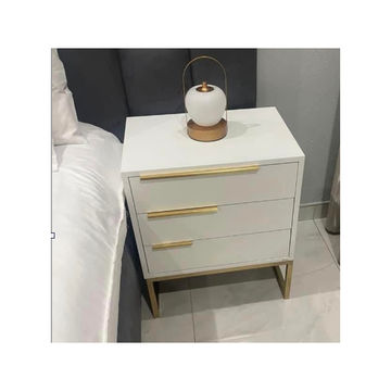 Stylish 2 Nightstands with Storage