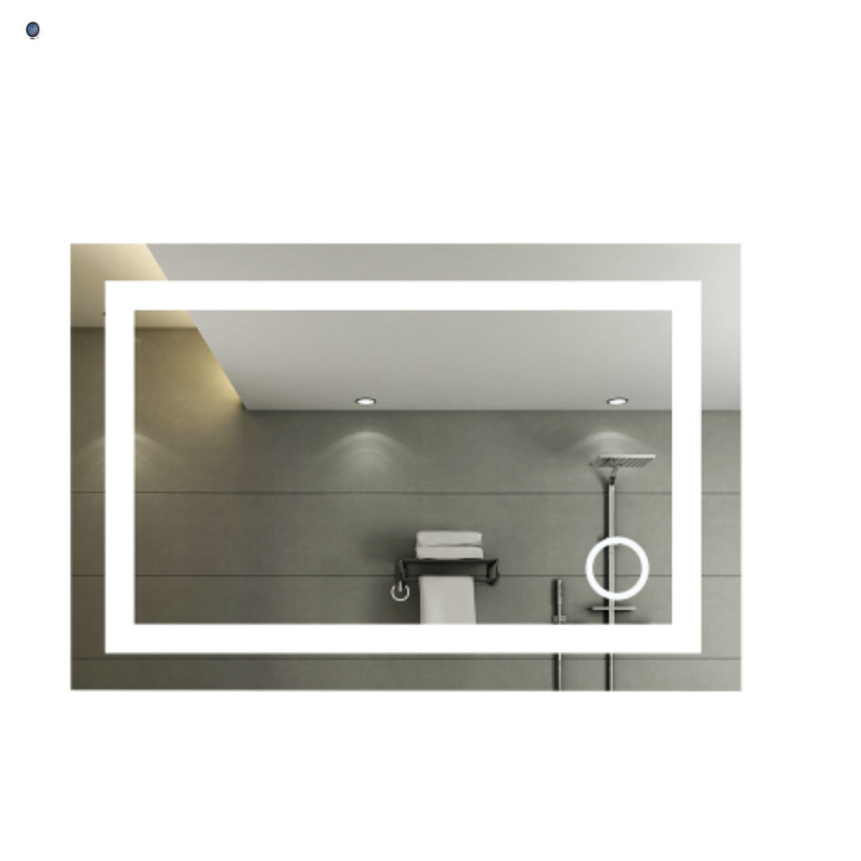 Rectangular Mirror with On / Off Mirror Touch Switch