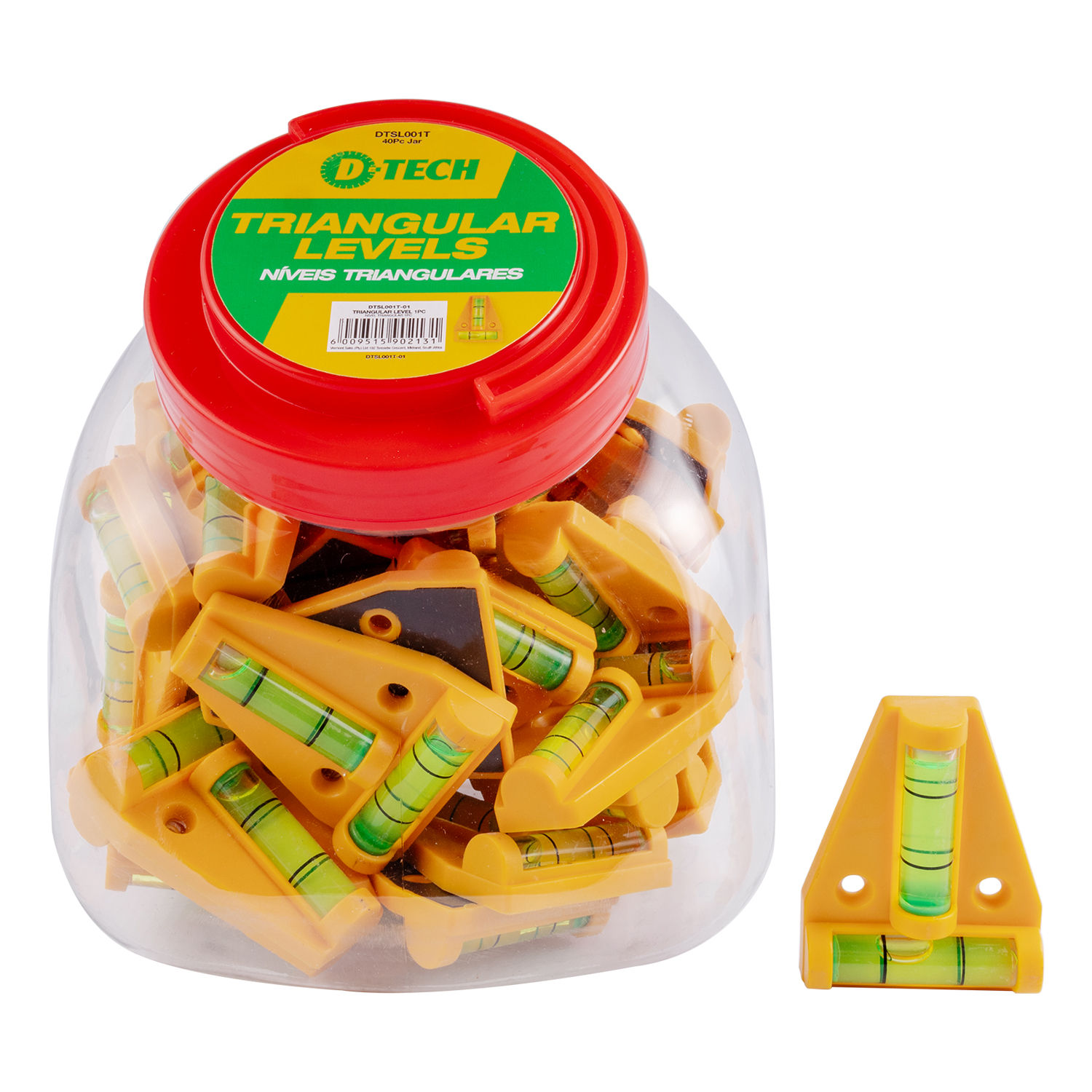 Triangular Level 40Pc Jar