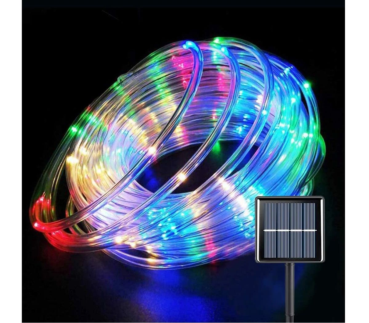 Solar colorful rope lights