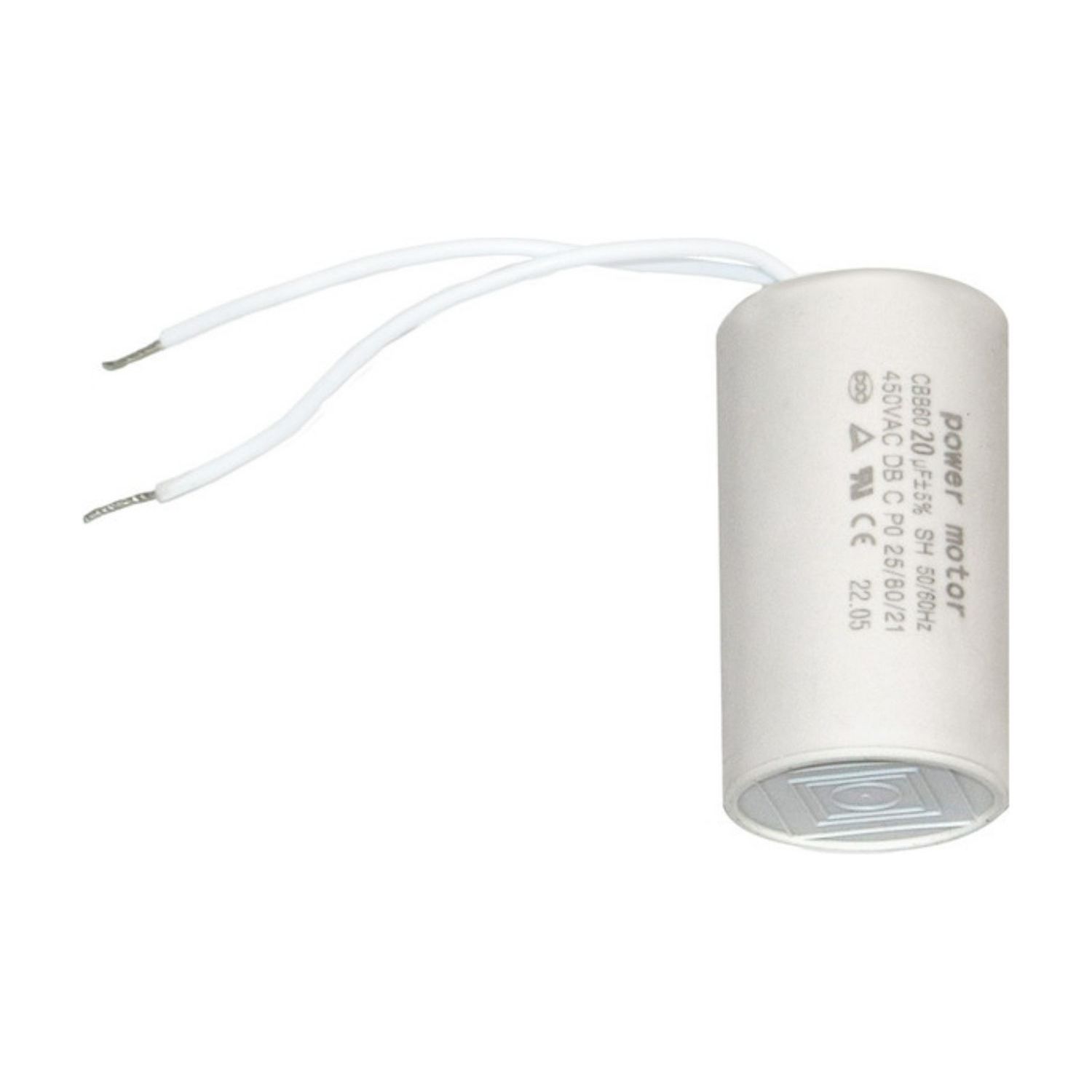 Pool Pump Capacitor 25MF 2 Wire 0.75kW