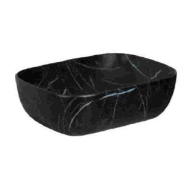 Counter top Ceramic Basin / table top Marble - Black Matt