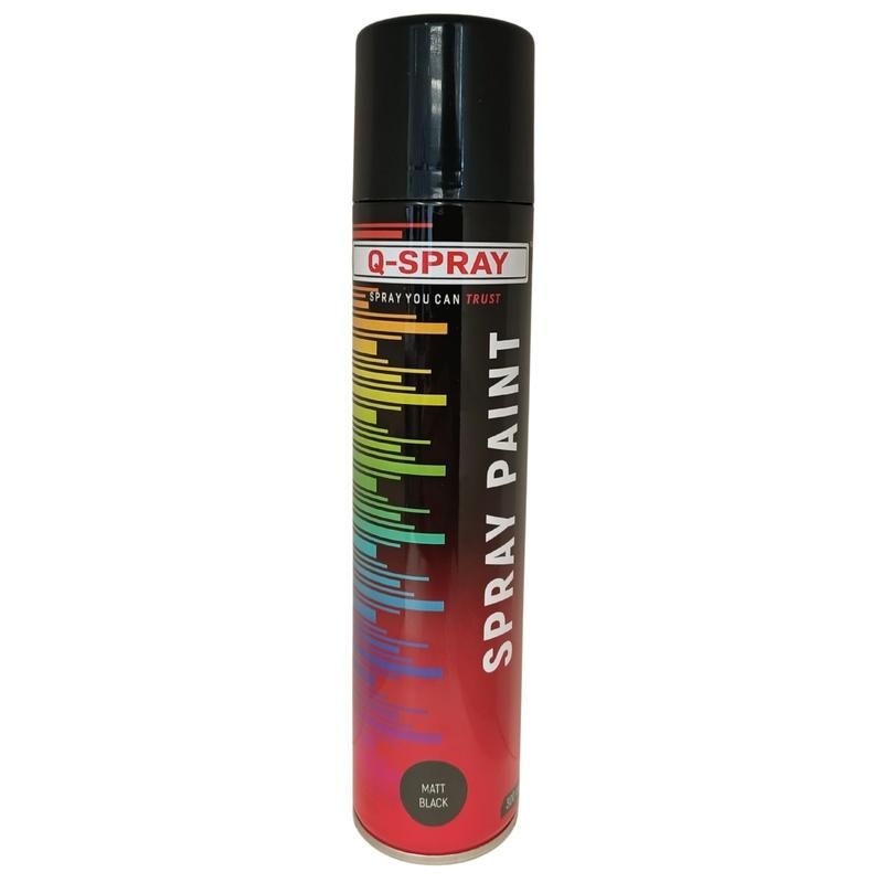 Paint Matt Black 300ml - 4 Pack