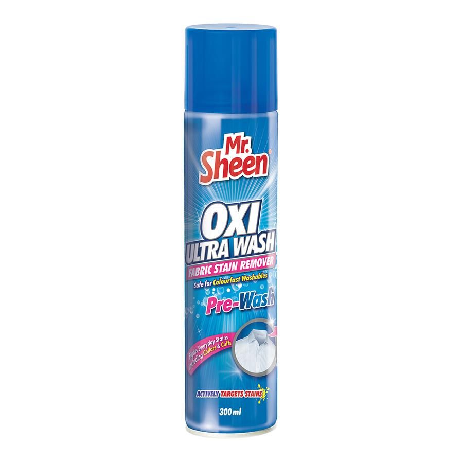 Mr Sheen Oxi Ultra Collar And Cuff Aerosol 300Ml 4 Pack
