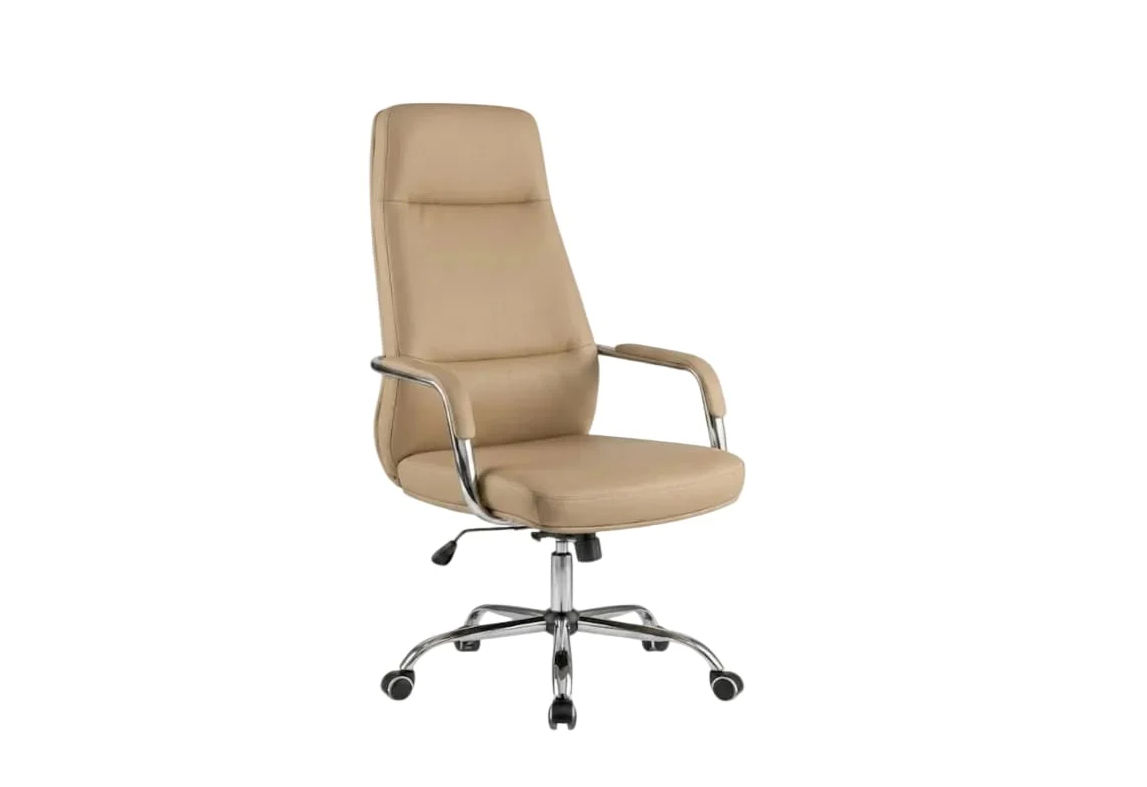 MP-High Back Rev Chair Beige/Coffee