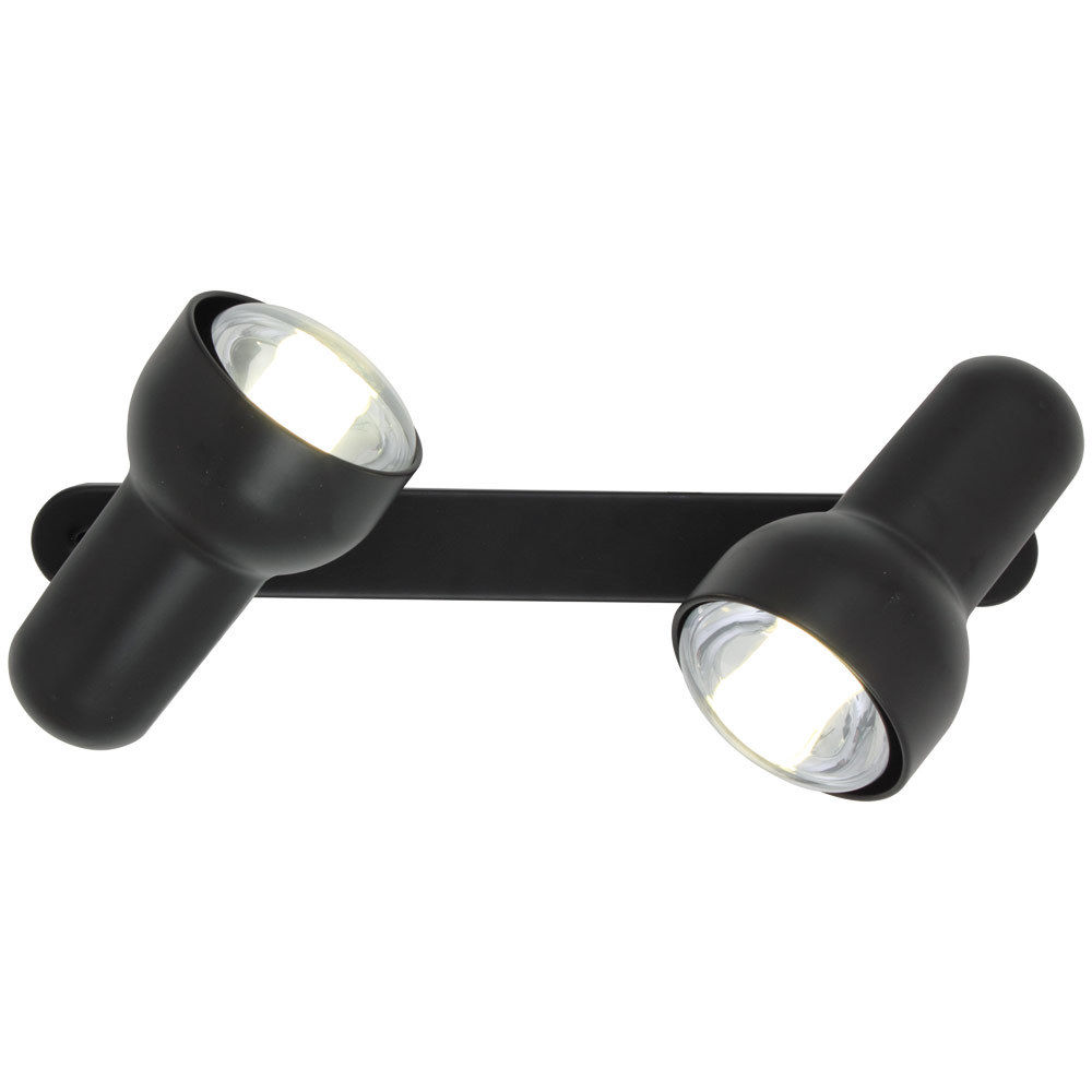 Eurolux - Turbo - Bar - 2 Lights - R80 - Spot Light - Black
