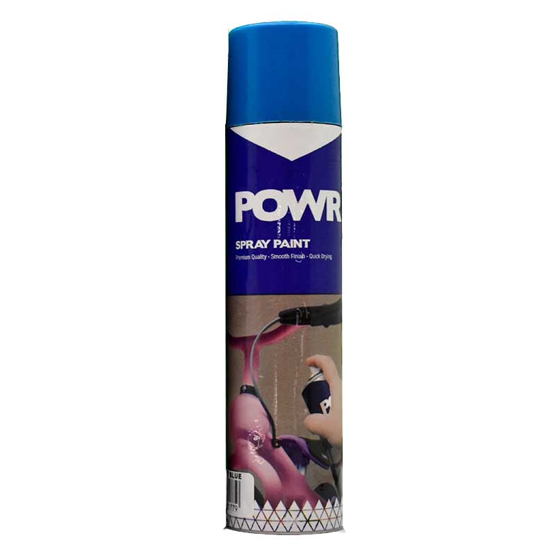 Powr Spray Paint STD 300ml Tin Blue Navy