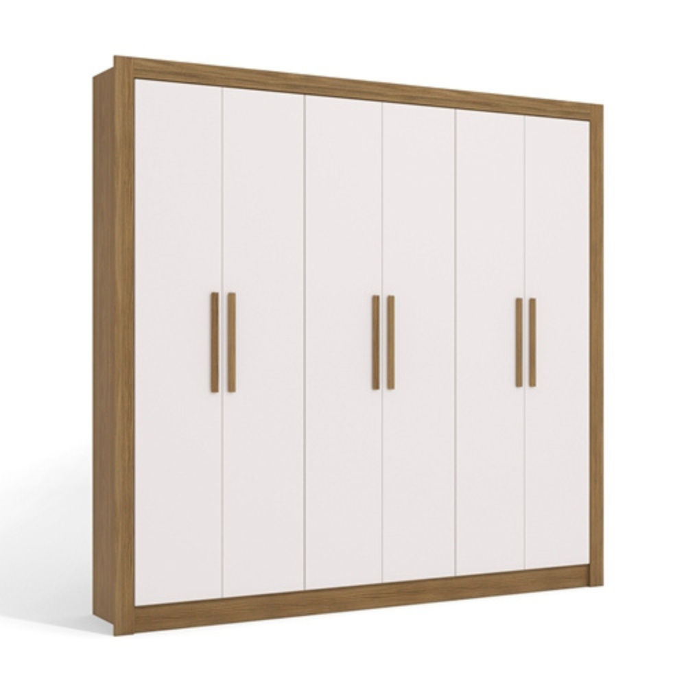 Delgado 6 Door Wardrobe White