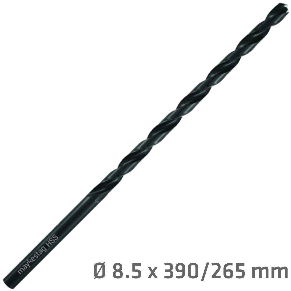 HSS DRILL BIT 8.5MM 390X265MM EXTRA LONG