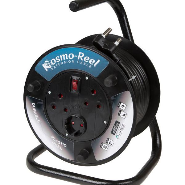 Locally Sourced 20M 10A Extension Cord On Open Plastic Reel