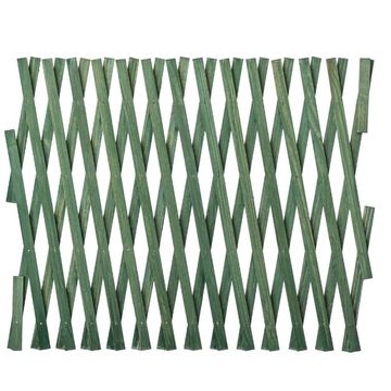 Wooden Expanding Trellis Green 900x2500mm