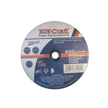 Tork Craft - Cutting Disc - Multi Purpose - 230mm x 2mm x 22.2mm - 10 Pack