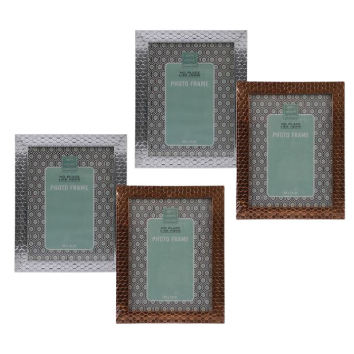 PICTURE FRAME PL METALLIC 18x24cm ASSTD - Pack of 2