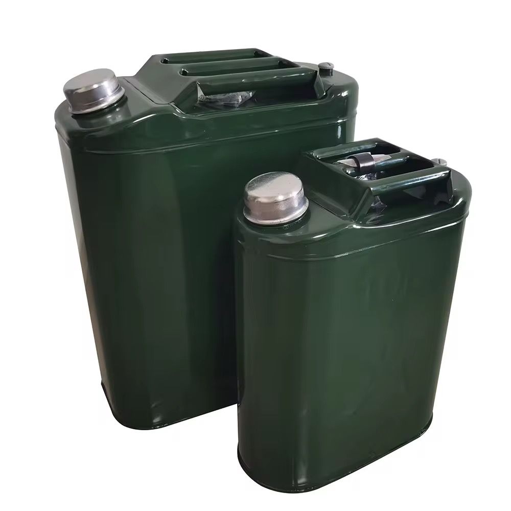 Metal Gas Can Petrol Cans Container Store with Spout for Fuel Oil Petrol Diesel