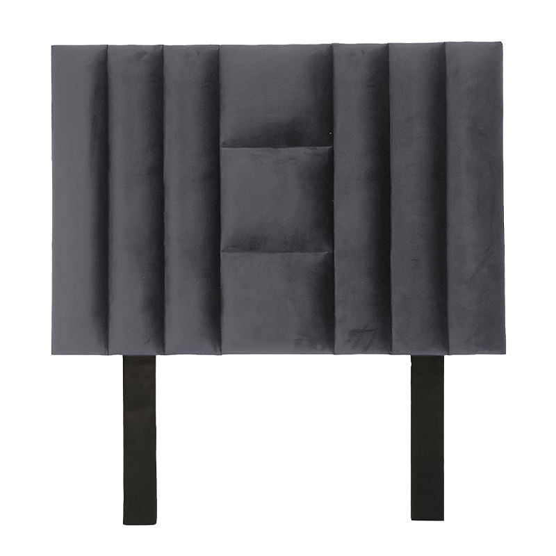 Nur Diagonal Panel Headboard Grey King