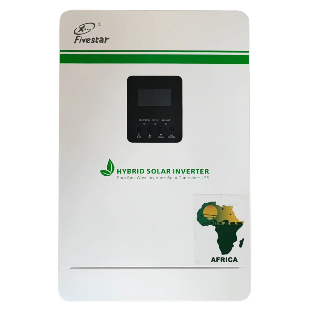 Five Star Hybrid Solar Inverter / 1.2KVA / 12V / 1000W / PWM