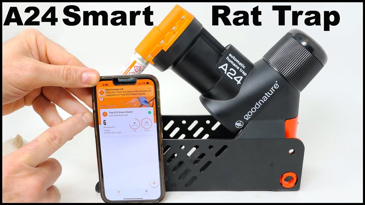 RAT & MOUSE TRAP (BLUETOOTH) Goodnature  A24 SMART Trapping Kit