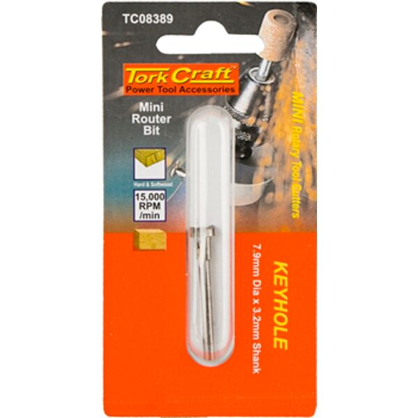 Mini Router Bit 7.9Mm Keyhole 3.2Mm Shank