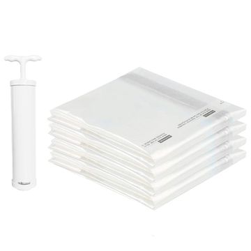 4 Pcs Vacuum Compression Storage Bags with Pump