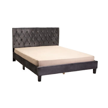 Vividitto - Olee Velvet Touch Bed Frame - Double