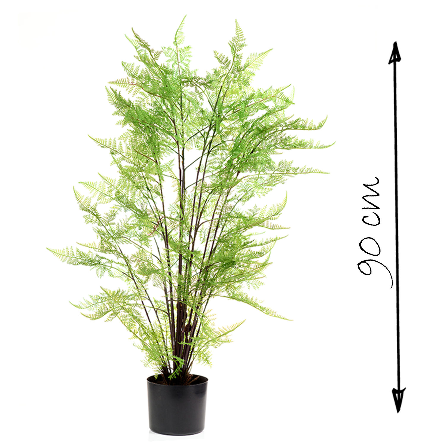 HouzeComfort Artificial Pot Plant Fern Tree Indoor or Outdoor