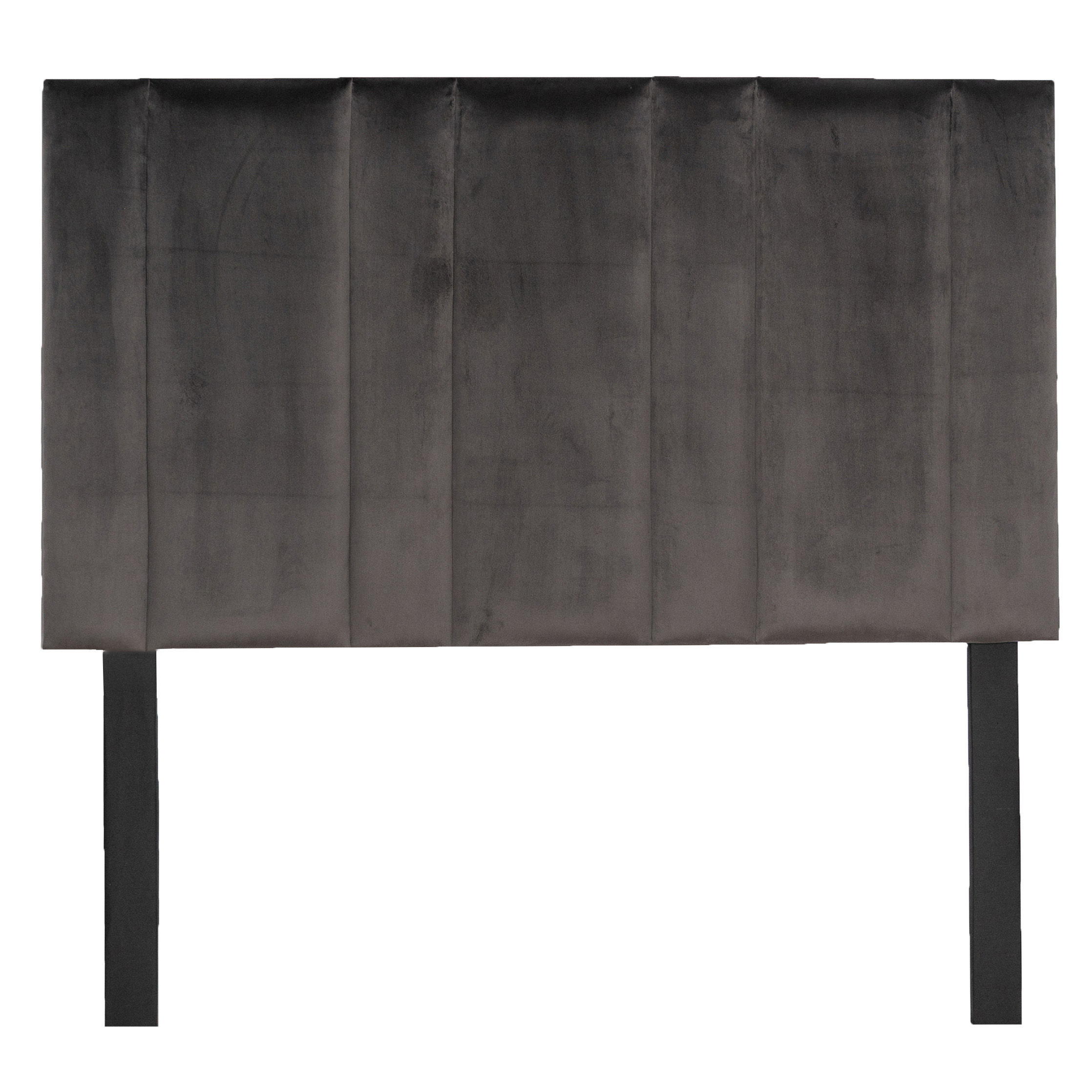 Mia Headboard - Dark Dark Grey Velvet - Double