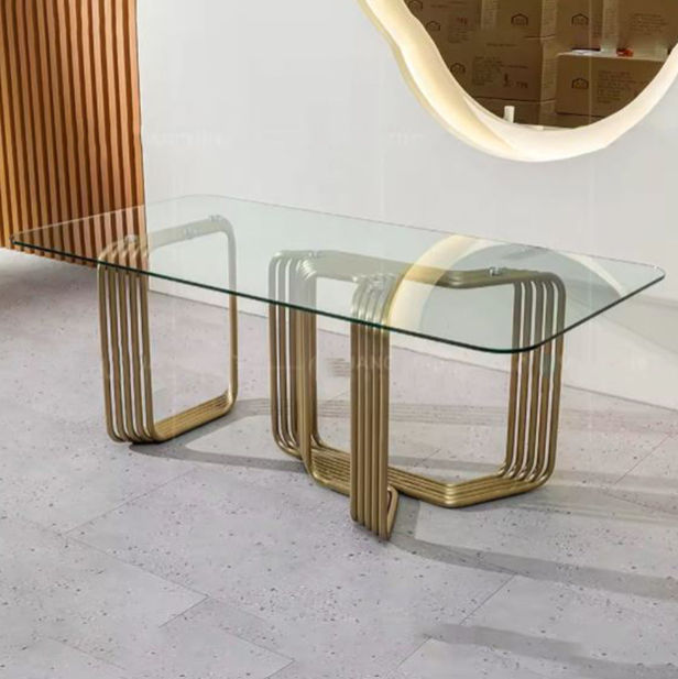 Liana Europen Dinning Table -Gold