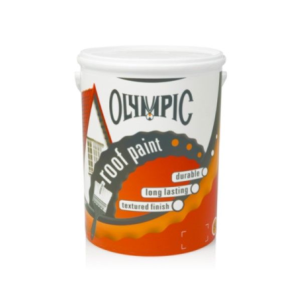 Olympic Paint Universal Roof Paint 5LT Red LEROY MERLIN South Africa