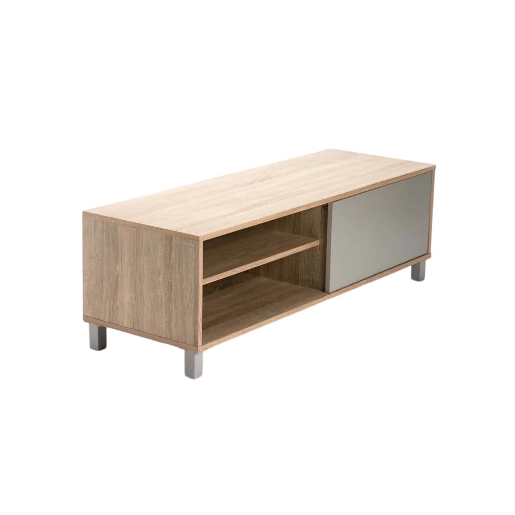 Vividitto - Radicchio 1 Door TV Unit - Light Oak