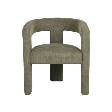 Sage Fabric Chair – Black Metal Legs
